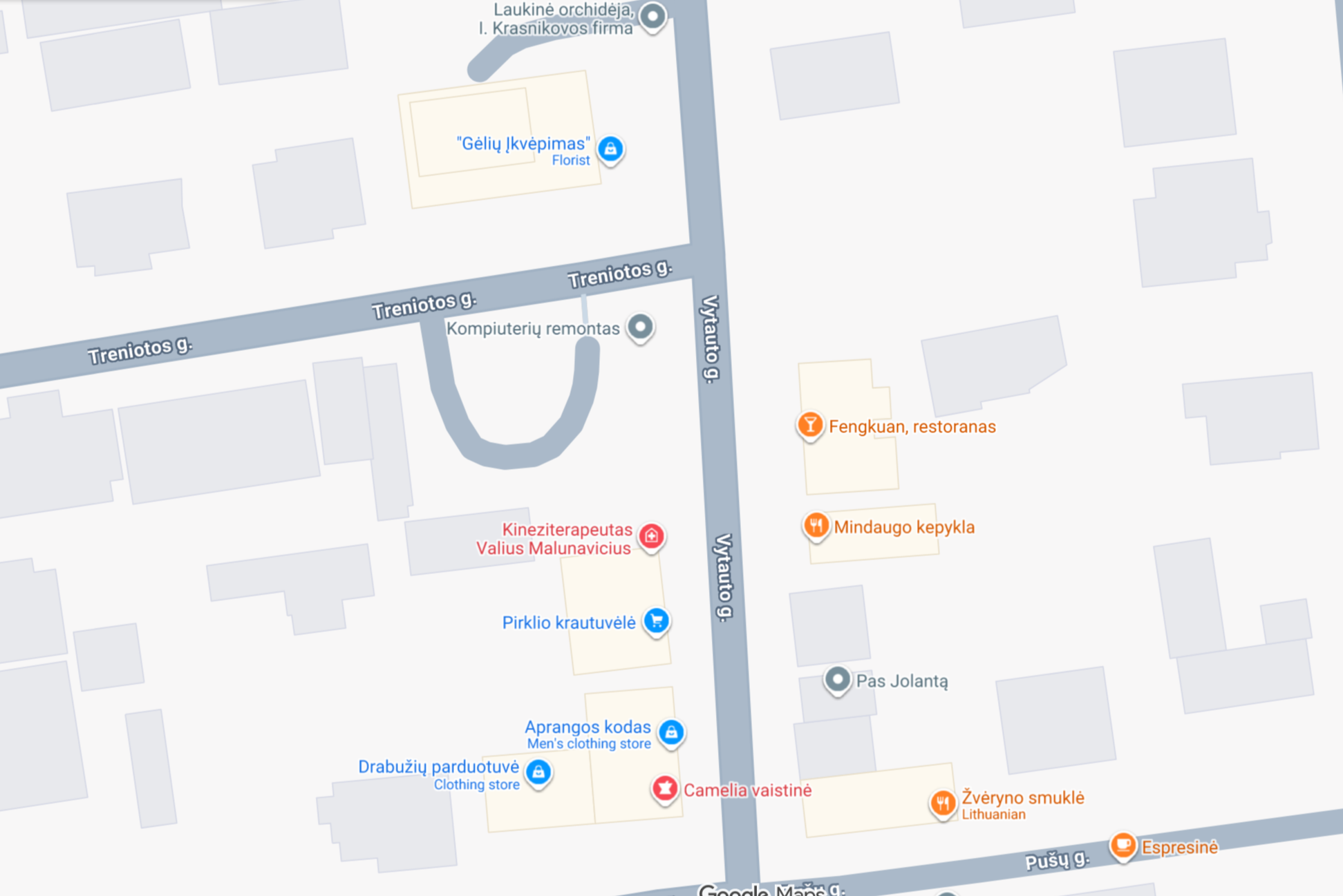 Žemėlapis — kompiuterių remontas, Vytauto g. 32a, Vilnius